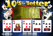 videopoker online aams tens or better playtech