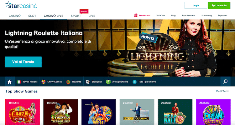 lobbi starcasino migliori casino online aams 2022